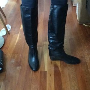 lanvin hidden wedge boots